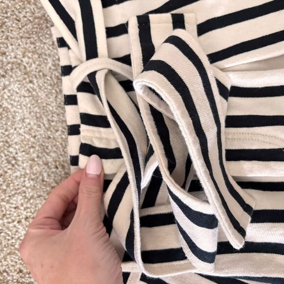 Polo Ralph Lauren Pants Size 4 Striped Straight Leg High Rise Belted Trousers - Picture 5 of 8